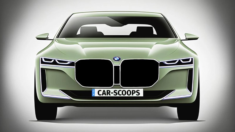 Xe BMW sẽ có lưới tản nhiệt không chỉ lớn hơn mà còn biến được thành đèn pha