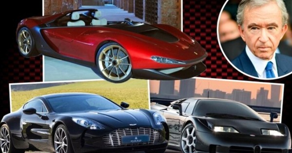 Bộ sưu tập xe hơi đắt đỏ của tỷ phú giàu nhất hành tinh Bernard Arnault