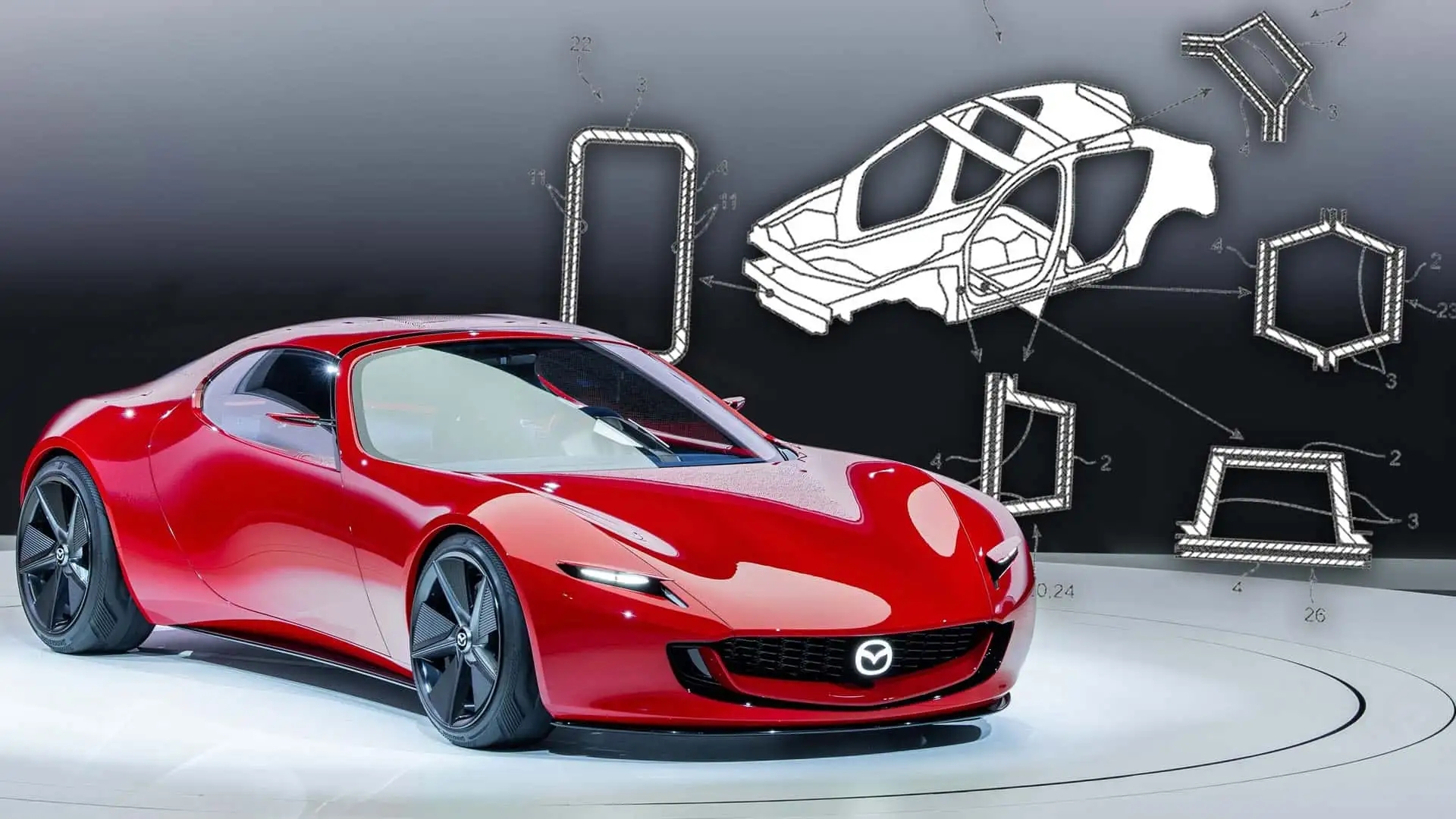 Mazda phát triển khung gầm làm bằng sợi carbon dành cho xe điện và hybrid