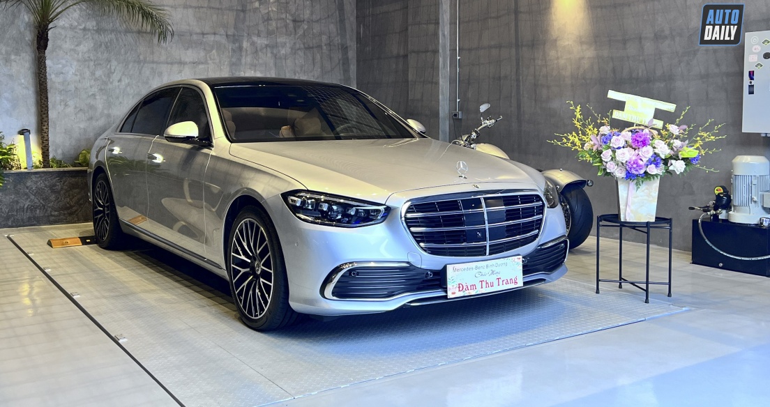 Đàm Thu Trang mua Mercedes-Benz S450 L Luxury 2022 giá 5,5 tỷ đồng