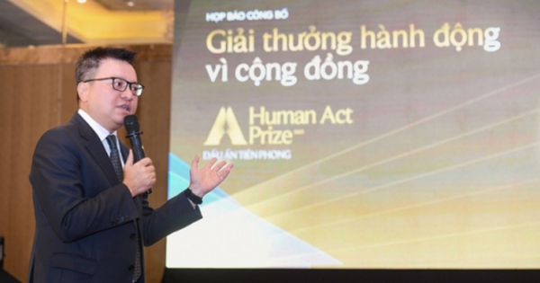 Công bố Giải thưởng Hành động vì cộng đồng Human Act Prize