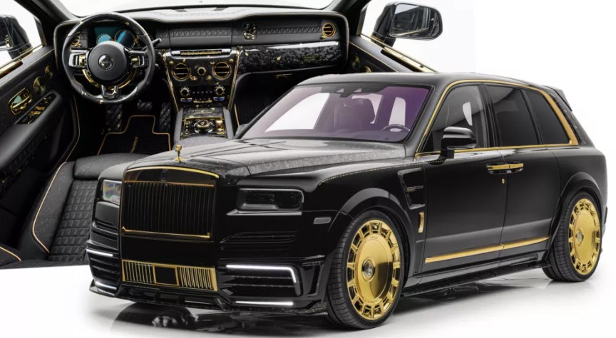 Rolls Royce Cullinan bản độ Mansory dát vàng cực chất