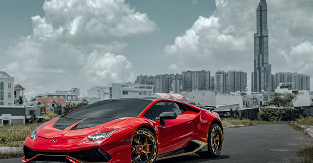 Lamborghini Huracan của ca sĩ Di Băng nâng cấp bộ mâm hơn 400 trăm triệu